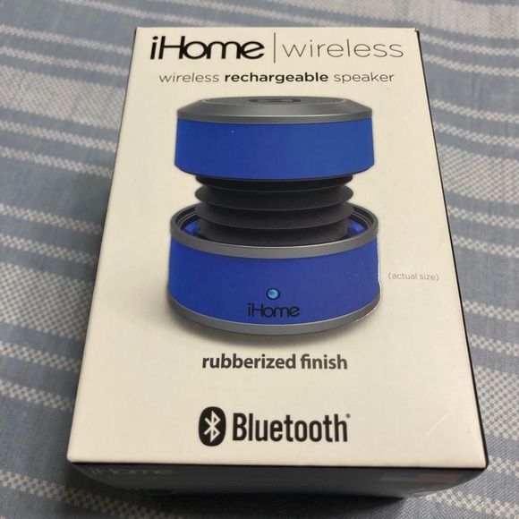 NWT iHome wireless “iBT60” rechargeable speaker. - Picture 2 of 7